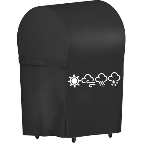 Housse Barbecue Exterieur,Housse Barbecue,Housse Plancha Exterieur,Bache Barbecue Exterieur,Couverture de Grill Anti-Vent/Anti-UV/Anti-l'eau/Anti-l'Humidité/Antipoussière (77X61X110 CM) (1/4)