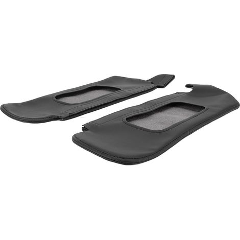 Housse de Protection pour Pare-Soleil, élégante, Résistante aux Rayures, de Remplacement pour 1994-2004, en Cuir PU, Choix de Cadeau pour Les Amateurs de Voitures (Noir)