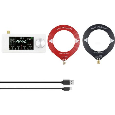 SI4732 Radio portátil multibanda USB AM FM de 10 kHz a 180 MHz LSB con antena