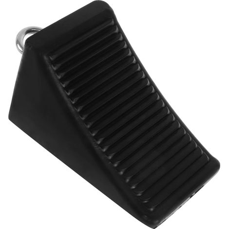 Cale de Pneu en Caoutchouc Noir, Antidérapante, pour Voiture et Remorque (1/5)