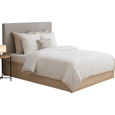 Parure de lit Microfibre jacquard 240 x 220 cm (1/3)