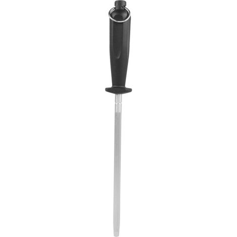 1 outil d'affûtage de couteaux en acier inoxydable, tige d'affûtage professionnelle pour couteaux de cuisine, 20 cm (8 pouces) (1/5)