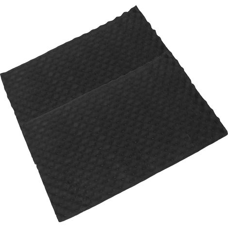 Tapis D'insonorisation Noir pour Voiture 2pcs en Mousse de Caoutchouc Léger, Isolation Phonique pour Planchers de Véhicule, Application Polyvalente (1/5)