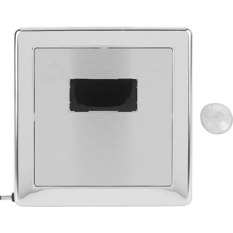 [Robinet de chasse d'eau automatique pour urinoir] + [Détecteur de chasse d'eau pour urinoir mural en stainless steel] + [LED, sans contact] (1/5)