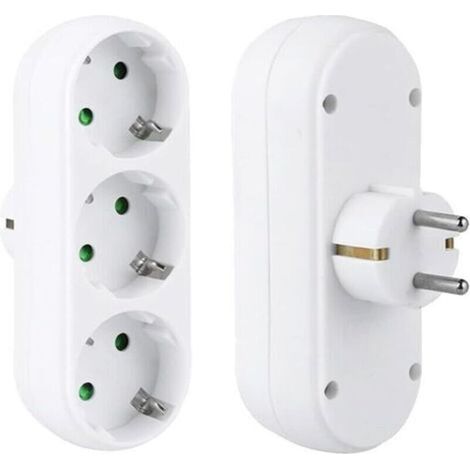 Netzteil, Wandstecker, tragbare Steckdosen, Büro, Zuhause, Reisen, weiß (1/5)