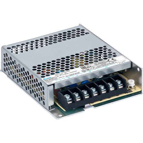 PMT-12V100W2BA: PMT-12V100W2BA: Delta Gehäuse-Einbau-Netzteil 12V/8,5A, flache Bauform