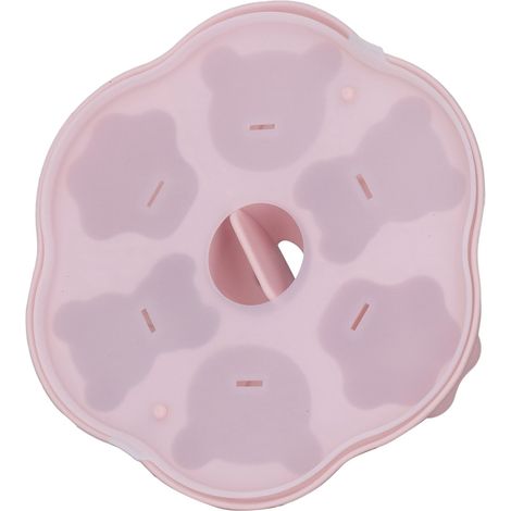 Moule en Silicone Mignon Patte de Chat pour Glaçons, Gâteau et Pudding - Avec Couvercle Rose pour Cuisine
