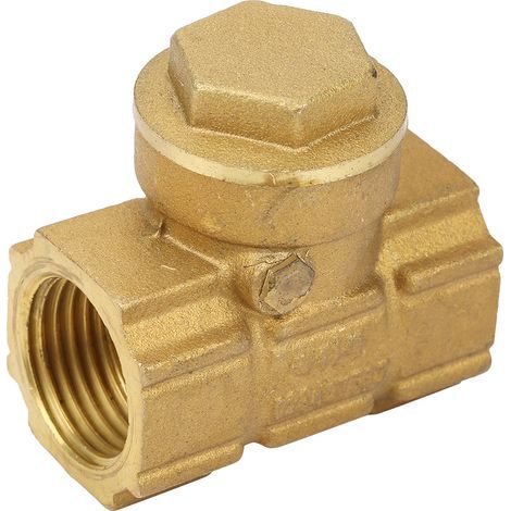 Clapet anti-retour automatique en laiton DN15 pour eau, huile et milieux acides (1/5)