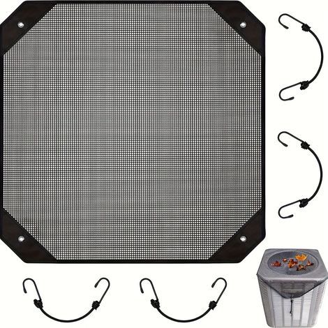 Housse de protection imperméable pour climatiseur extérieur en maille ,Idéale pour terrasse, systèmes muraux, utilisation dans la cour, design résistant aux intempéries(71x71cm) (1/5)