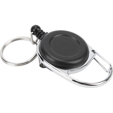 Rétracteur De Pêche À La Mouche - Fil D'Acier Rétractable 65 Cm - Pour Gilet De Pêche Ou Sac À Dos - 1 Pièce