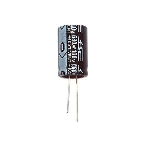 Elektrolytkondensator LOW IMPEDANCE 680uF 100Vdc Maße 18x40mm Radial