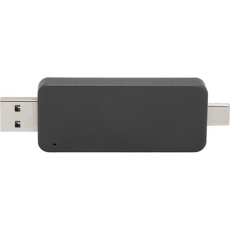 Disque SSD externe 64Go, transmission rapide et stable, double tête USB, petit disque dur portable pour téléphone et PC. (1/4)