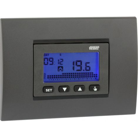 Thermostat d'ambiance encastré Dafne 230 Hebdomadaire (1/2)
