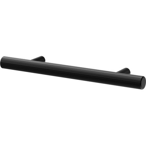 Cedar Matt Black 96mm Knurled Bar Furniture Handle (1/5)