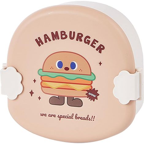 Boîte à Bento pour Enfants, Boîte De Rangement De Déjeuner Portable pour L'école, Séparateur De Look De Dessin Animé(B) (1/5)