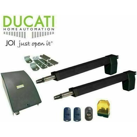 HC812-300 AUTOMATISME KIT MOTORISATION - DUCATI HOME-AUTOMATION - AUTOMATISME DE PORTAIL - LONGUEUR DE COURSE 300MM - 2 VANTAUX - 25