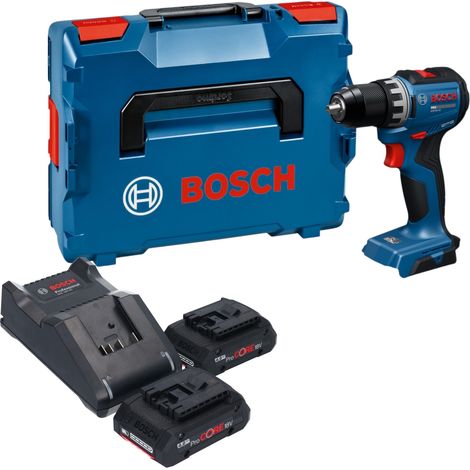 Trapano avvitatore a batteria Bosch GSR 18V-52 Professional 18 V 70 Nm Brushless + 2 batterie ProCORE da 4,0 Ah + caricabatterie + L-Boxx (1/5)