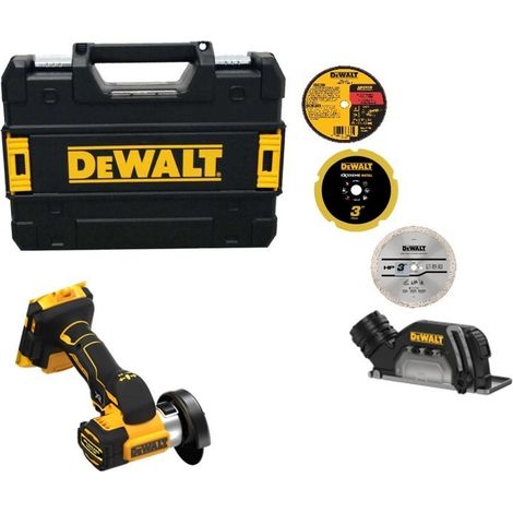 Dewalt DCS438NT 18v XR Brushless Cut Off Circular Saw 76mm Tstak + Guard + Discs (1/5)