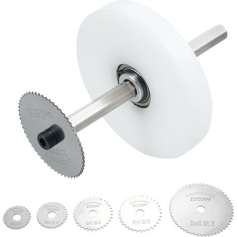 Coupe-tuyau intérieur pour outil en PVC avec guide de jauge de profondeur réglable 6 pièces lames de dents de scie disque de 3,15 pouces plomberie ensemble en plastique interne ABS (1/5)