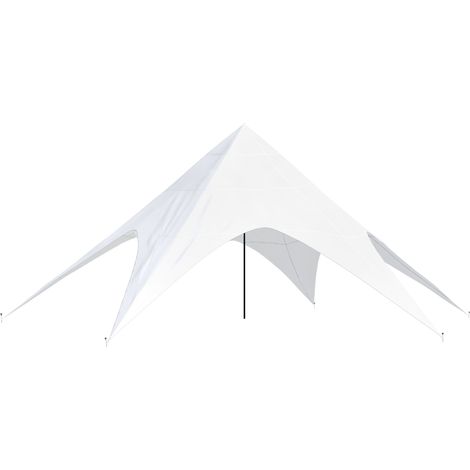 Gazebo Tendone A Stella 12 Metri diametro bianco (1/5)