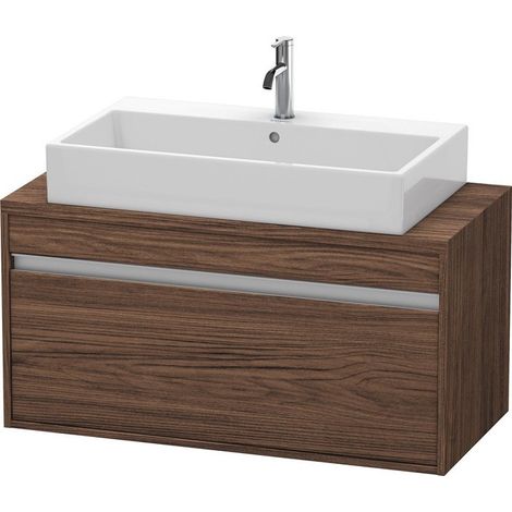 KETHO mobile consolle basso 480x1000x480mm noce scuro