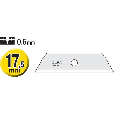 Lames Trapèze Olfa Sk-12 Lames Trapèzes Pour Couteau De Sécurité Sk-12 - Olfa-carpentras Donarier