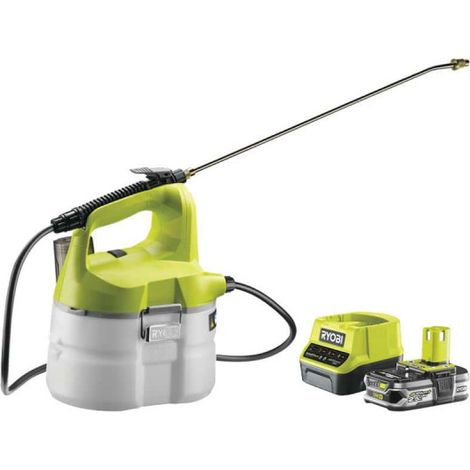 RYOBI 18V OnePlus pacchetto spruzzatore 3,5L OWS1880 - 1 batteria 2.5Ah - 1 caricabatterie rapido 2.0Ah RC18120-125