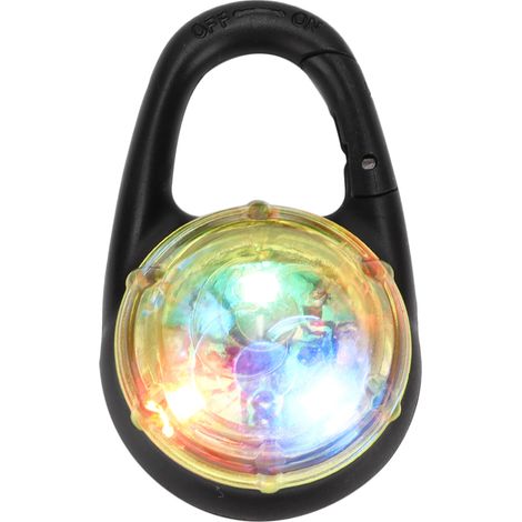 Pendentif LED lumineux et étanche pour chien, à clipser sur le collier, pour la sécurité nocturne des chiens et chats (lumière jaune). (1/5)