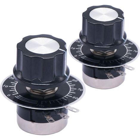 2 pièces RV30YN502 5k ohm potentiomètre Variable linéaire rotatif en carbone à tour unique, utilisé pour la régulation de la vitesse de l'onduleur (1/5)
