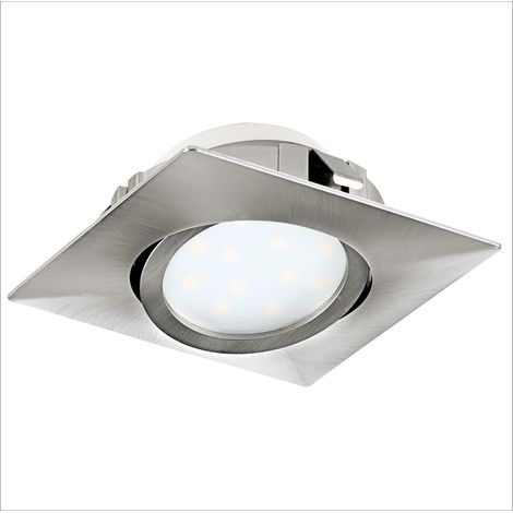 Eglo Pineda Faretto da Incasso LED, 6 W, Color Nichel Opaco (1/5)