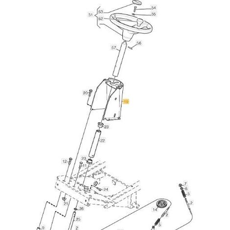 PROTEZIONE STERZO ORIGINALE STIGA - 1134-5349-01