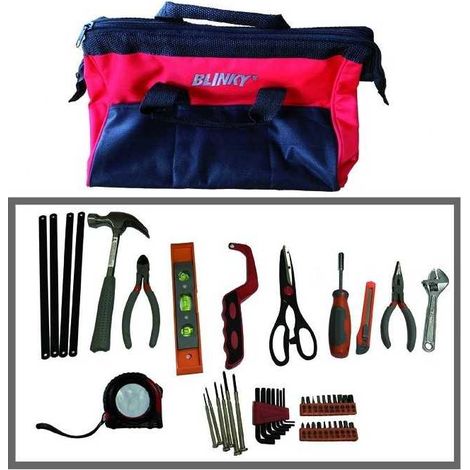 Juego de herramientas en bolsa Blinky Modelo Joby, 47 piezas (1/3)