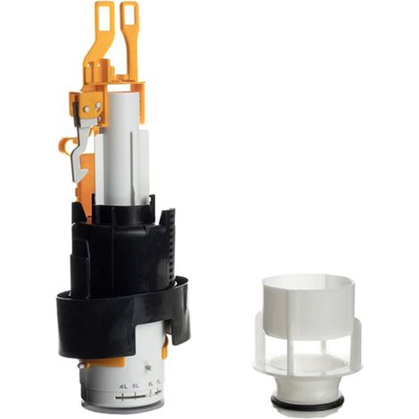 Regiplast – Soupape de réservoir 710 avec embase et joint – Mécanisme de chasse d'eau silencieux – Compatible Bâti 30710U et 30720U (1/4)