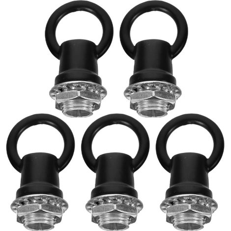 Crochets à Vis M10 pour Guirlandes Lumineuses Suspendues, 5PCS, Alliage de Zinc et Fer, Conception Fermée, Forte Capacité de Charge, pour Éclairage de Plafond Haut (1/5)