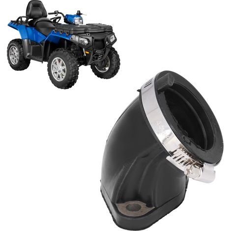 Tuyau de raccordement du collecteur d'admission du carburateur compatible avec le Polaris Sportsman 500 HO 2001-2013 (1/2)