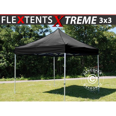 Pop up gazebo FleXtents Xtreme 50 3x3 m Black (1/2)