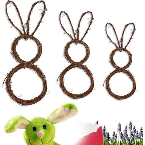 Rouleau De Vigne Naturelle - Cercle En Rotin Pour Couronne De Noël Et Décoration Festive - 24 Pouces 21 Pouces 20 Pouces - 1 Pièce (1/5)