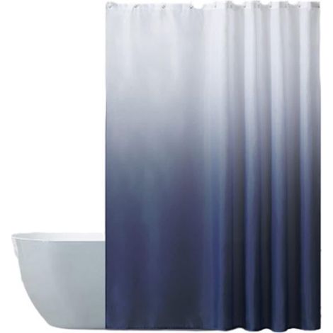Rideau de douche lavable en polyester 180x180 cm (1/4)