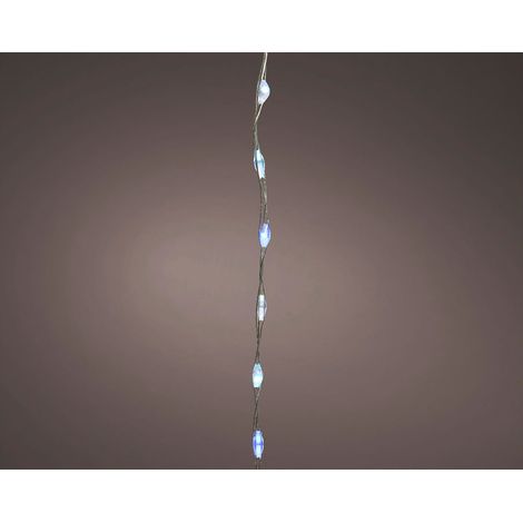 Ghirlanda micro LED extra densa colori pastello lampeggianti 900cm 567l cavo argento