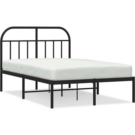 Maison Exclusive - Estructura cama sin colchón con cabecero metal (1/5)