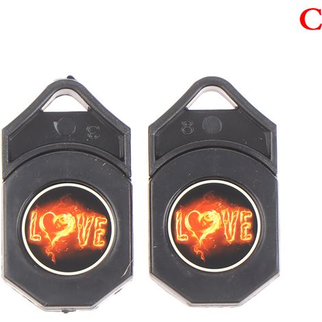 (C) 2 puces lumineuses de bienvenue compatibles avec les projecteurs laser LED sans fil pour portières de voiture, logo et clip d'éclairage pour véhicules. (1/4)