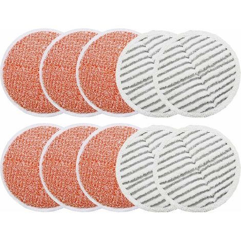 royaluxe -Lot de 8 patins de rechange pour balai vap Bissell Spinwave 2039A 2124 THISNDE (1/5)
