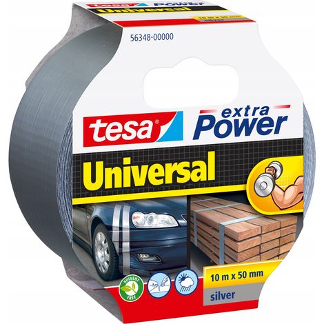 Tesa nastro telato extra power universal silver 10x50mt 56348 56348-00000-06