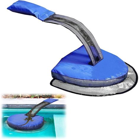 Rampe de Sauvetage Piscine Animaux,Gonflable Rampe d'Évasion Sauvetage,Rampe d'Évacuation pour Piscine,Piscine Gonflable Rampe d'Évasion,Sauvetage Grenouille Canard Tamia Autres Animaux (1/5)