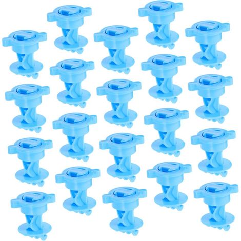 20 pièces Lot de Isolateurs pour Fil de Clôture Électrique Haute Isolation Aux Intempéries Supports pour Poteaux Accessoires Sécurisés pour Clôture Électronique (1/5)