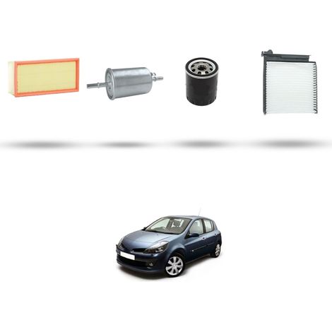 Kit tagliando 4 filtri compatibile con Renault Clio III 2.0 16V 102kw Dal 2006 (1/5)