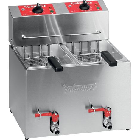 Friteuse Professionnelle Electrique de Table - 2 x 5 litres - Série TF - Valentine