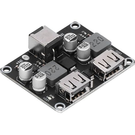 Module convertisseur abaisseur DC 2 voies pour chargeur rapide QC2.0 QC3.0, carte USB de recharge téléphone portable (1/5)