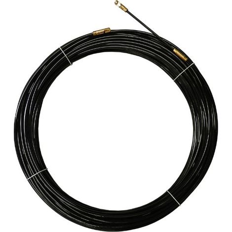 sonda tirafilo elettrico passacavo tirafili nylon 0,4mm 15 mt nero (1/2)