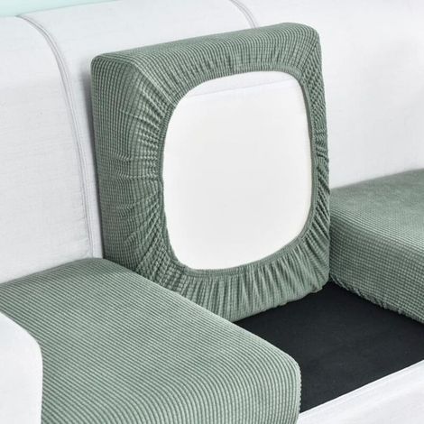 Bardusch-Housse élastique haute pour coussin de siège de canapé, antidérapante et douce, fond élastique (1/5)